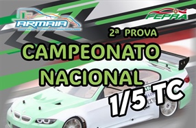 2ª. Prova do Campeonato Nacional 1/5 TC e Trofeu 1/5 F1